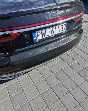 Audi A8 cena 380000 przebieg: 36800, rok produkcji 2021 z Wolsztyn małe 254